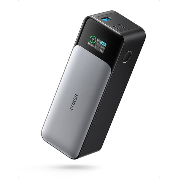 Anker 737 PowerCore 24K - סוללת גיבוי מומלצת לשליחי Wolt Anker 737 PowerCore 24K - סוללת גיבוי 24000mAh 140W עם מסך דיגיטלי לשליחי Wolt. המוצר המומלץ ביותר למשמרות ארוכות.
