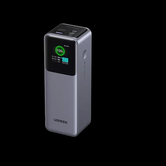 Ugreen Nexode 200W - סוללת גיבוי למחשב נייד Ugreen Nexode 200W 25000mAh Power Bank - סוללת גיבוי למחשב נייד לשליחי Wolt. הכי חזקה ברשימה עם 200W.